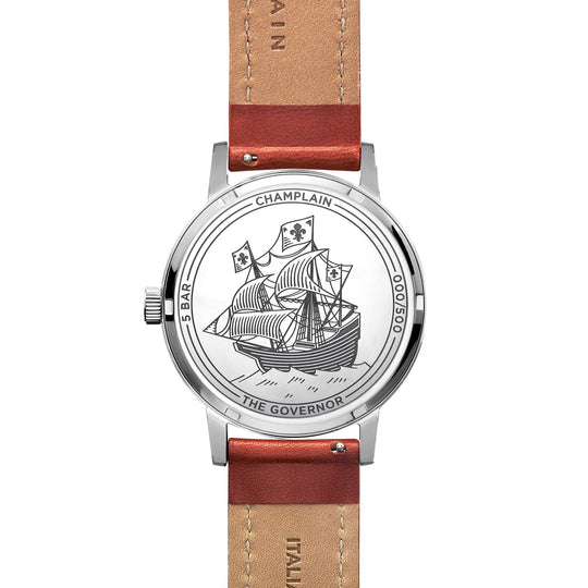 Silver/Black - Fox Governor Watch by Champlain
